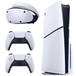 کنسول بازی سونی مدل PlayStation 5 Slim ظرفیت 1 ترابایت ریجن 2016A اروپا به همراه دسته اضافی و هدست VR2